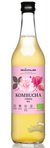 Kombucha różana BIO 500ml Delikatna (Zakwasownia)