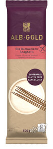Makaron gryczany spaghetti bezglutenowy BIO 500g Alb gold