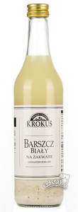 Barszcz biały na zakwasie niepasteryzowany 480ml Krokus