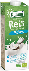 Napój ryżowo-kokosowy bezglutenowy BIO 1l Natumi