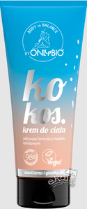 Krem do ciała kokos 200ml Only Bio