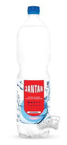 Woda źródlana średniomineralizowana GAZOWANA 1,5l Jantar