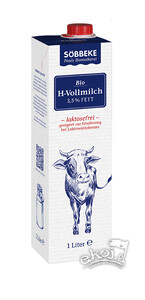 Mleko bez laktozy 3,5% EKO 1L Sobbeke