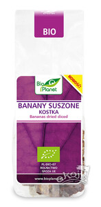 Banany suszone kostka BIO 100g Bio Planet