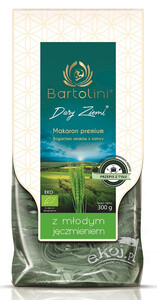 Makaron semolina z młodym jęczmieniem gniazda BIO 300g Bartolini