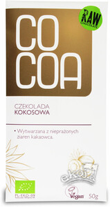 Czekolada kokosowa EKO 50g Cocoa