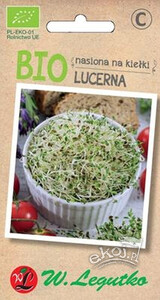 Nasiona na kiełki Lucerna BIO 5g Legutko