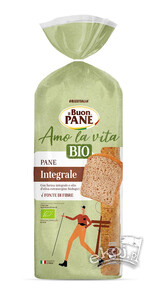 Chleb tostowy pełnoziarnisty krojony BIO 400g Il Buon Pane