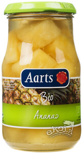 Ananas kawałki w lekkim syropie BIO 350g Aarts