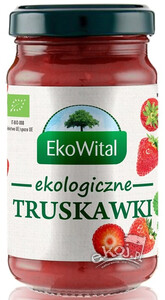 Mus truskawkowy bez dodatku cukru BIO 250g Ekowital