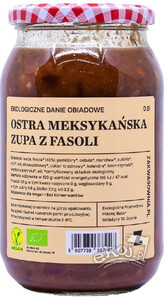 Zupa meksykańska ostra z fasoli BIO 900ml Zakwasownia