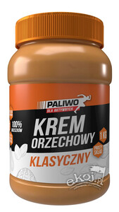 Krem orzechowy klasyczny 100% bez dodatku soli i cukrów 1kg Paliwo Dla Aktywnych