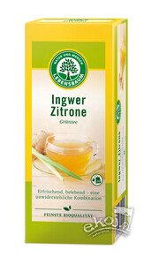 Herbata zielona imbirowo-cytrynowa ekspresowa EKO 20x2g Lebensbaum