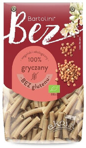 Makaron gryczany rurka bezglutenowy BIO 250g Bartolini