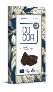Czekolada surowa klasyczna gorzka BIO 50g Cocoa
