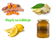 Napój ze świeżą kurkumą na infekcje