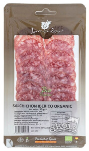 Salami salchichon iberico bellota plastry 50g Jamondor