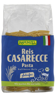 Makaron ryżowy razowy casarecce bezglutenowy BIO 250g Rapunzel