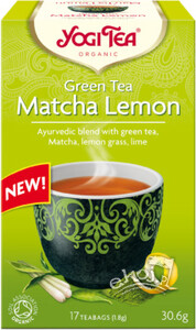 Herbata zielona z cytryną i matchą BIO 17 torebek Yogi Tea