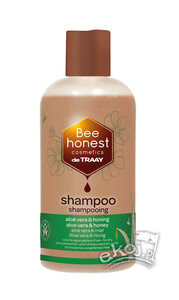 Szampon do włosów suchych i farbowanych aloes i miód ECO 250ml Bee Honest
