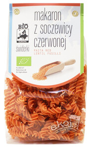 Makaron z czerwonej soczewicy świderki BIO 250g Bio Planet