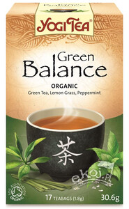 Herbata zielona Równowaga BIO (17x1,8g) Yogi Tea