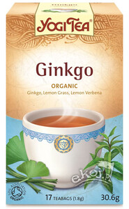 Herbata z miłorzębem japońskim (Ginkgo Biloba) BIO (17x1,8g) Yogi Tea