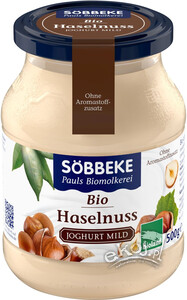 Jogurt z orzechami laskowymi 3,8% tł. EKO 500g Sobbeke