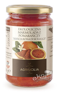 Marmolada z czerwonej pomarańczy BIO 360g Agrisicilia