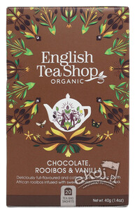 Herbata rooibos z kakaowcem i wanilią BIO 20x2g English Tea Shop