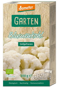 Kalafior mrożony bezglutenowy demeter BIO 300g Garten
