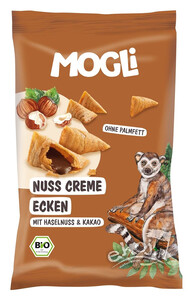 Rożki z kremem orzechowo-kakowym bezglutenowe BIO 30g Mogli