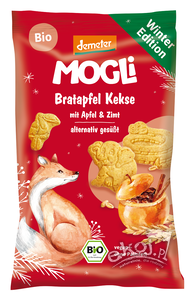 Ciastka o smaku pieczonego jabłka z cynamonem demeter BIO 50g Mogli
