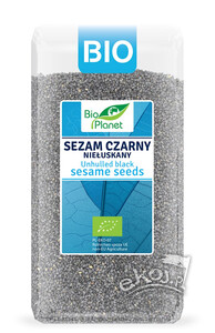 Sezam czarny NIEŁUSKANY BIO 400g Bio Planet
