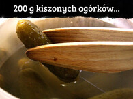 200 g kiszonych ogórków