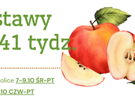 Dostawy na 41 tydz. :) 7-9.10.2026