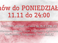 Zamawianie na tydzień po 11.11.24