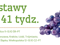 Dostawy na 41 tydz. :) 11-13.10 ŚR-PT