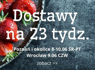 Dostawy na 23 tydz. :) 8-10.06 ŚR-PT Poznań Wrocław