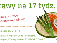 Dostawy na 17 tydz. :) 26-28.04 ŚR-PT