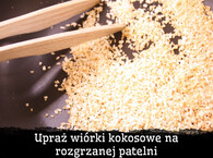 Prażone wiórki kokosowe