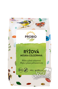 Mąka ryżowa pełnoziarnista bezglutenowa BIO 500g Probio