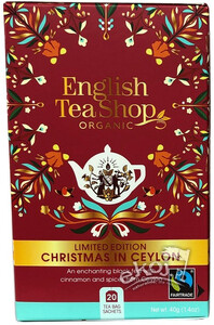 Herbata Ceylon świąteczna 20x1,8 BIO English Tea Shop