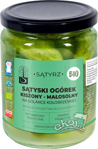 Ogórki sątyskie małosolne BIO 400g Sątyrz