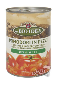 Pomidory krojone bez skóry BIO 400g Bio Idea