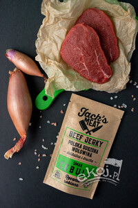 Jack's Meat - polska suszona wołowina CEBULA 30g Nowicki Naturalnie
