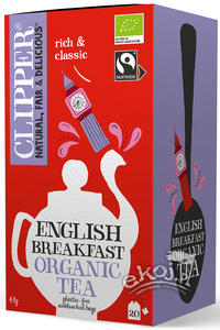 Herbata czarna english breakfast BIO 20x2,2g Clipper