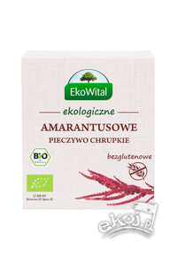 Pieczywo chrupkie amarantusowe bezglutenowe BIO 100g Ekowital