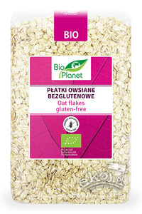 Płatki owsiane bezglutenowe BIO 1kg Bio Planet