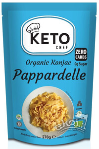 Makaron konjac pappardelle bezglutenowy BIO 270g Keto Chef